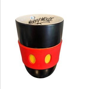 Disney Parks Mickey Ceramic w/ Rubber Grip Cup